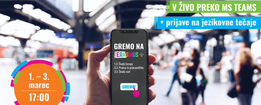 Gremo na Erasmus!