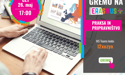 Spletno srečanje v živo: Gremo na Erasmus! – praksa in pripravništvo