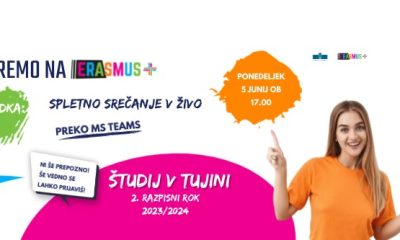 GREMO NA ERASMUS! ŠTUDIJ V TUJINI 2. RAZPISNI ROK 2023/2024