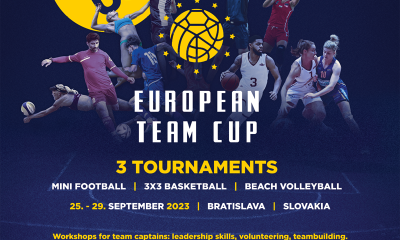 EUROPEAN TEAM CUP – 3 ŠPORTNI TURNIRJI V BRATISLAVI, SLOVAŠKA